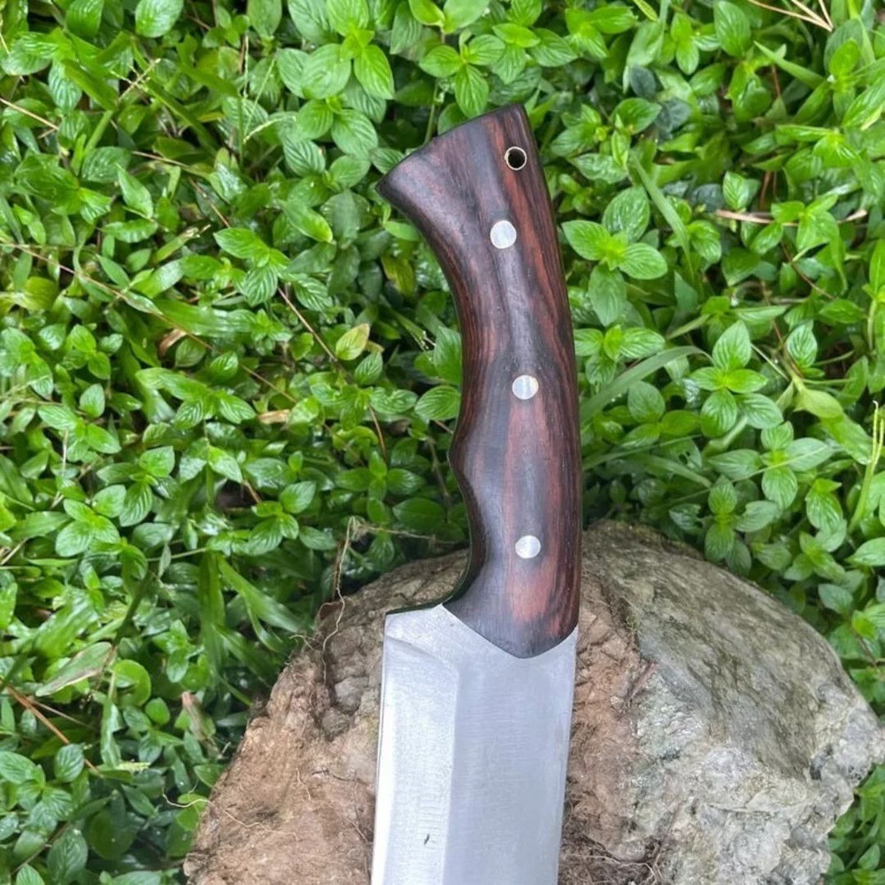 Hunting Machete Knife Full Tang Custom Handmade Survival Knife WSpecial Sheath (6).jpg