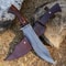 Custom Handmade Tactical Bowie Knife Carbon Steel Forged Bowie Knife Survival (6).jpg