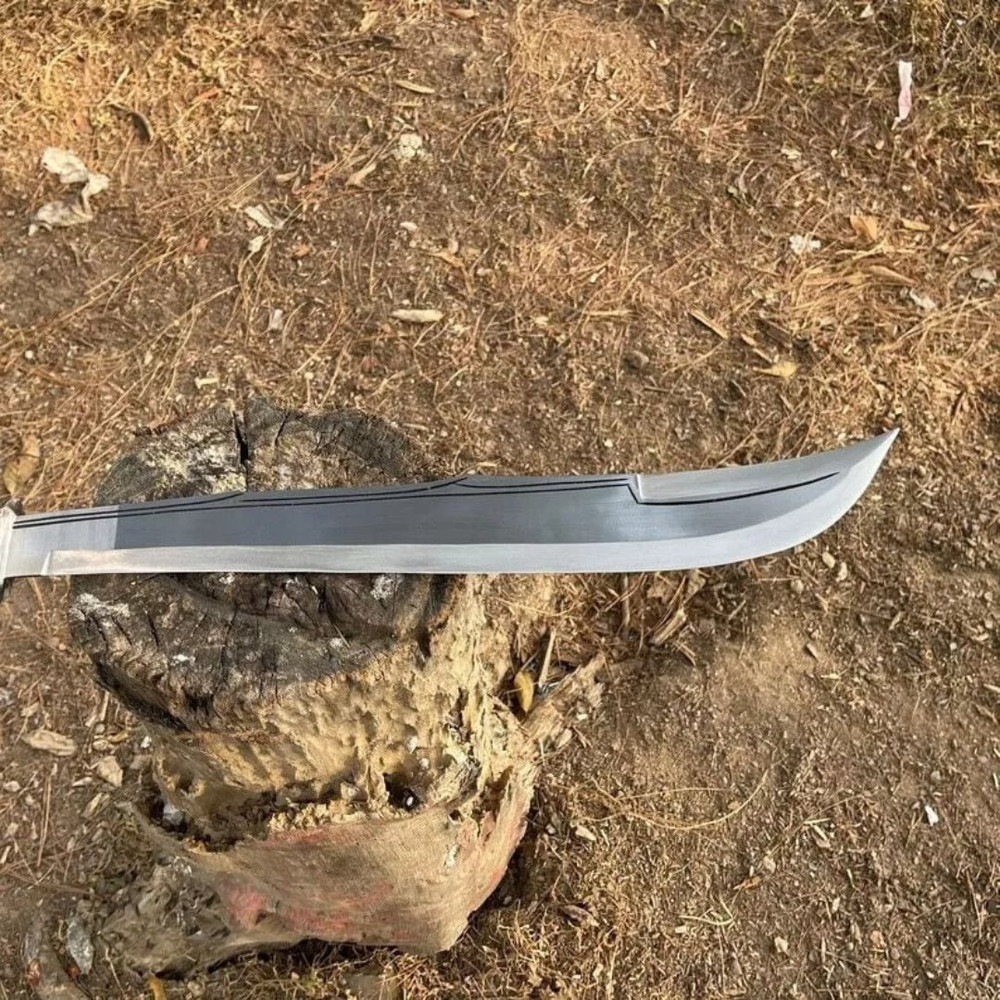 Carbon Steel Fully Forged Sword Full Tang Tactical Machete Sword Viking Camping (5).jpg
