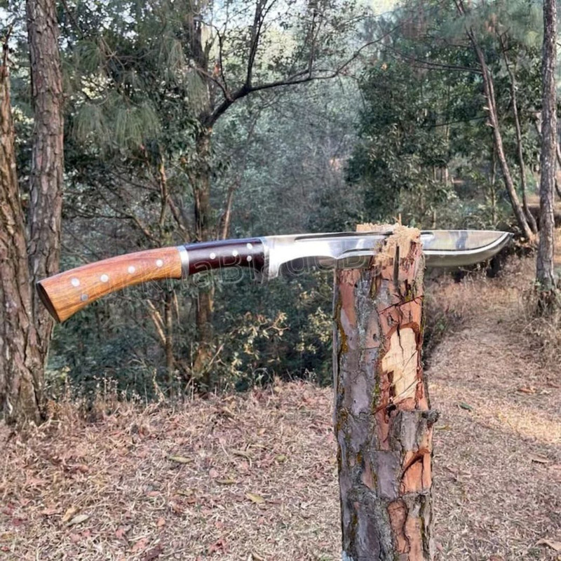 Custom Handmade Carbon Steel Sword Hunting Survival Sword Full Tang Camping Tool (4).jpg