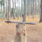 Lot Of 2 Handmade Carbon Steel Sword + skinner Hunting Survival Sword Full Tang (7).jpg
