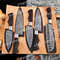 Custom Handmade Damascus Steel Knife Set Forged Light Weight Chef Knife Set New (1).jpg