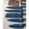 Handmade Carbon Steel Chef Free Engraving Set Full Tang Kitchen Knife Set Camp (2).jpg