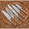 Chef Knife Set Custom Handmade Damascus Steel Full Tang Camping Hunting Set (3).jpg