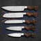 Engraved Chef Set Custom Handmade Damascus Steel Knife Set Camping Knives Huntin (1).jpg