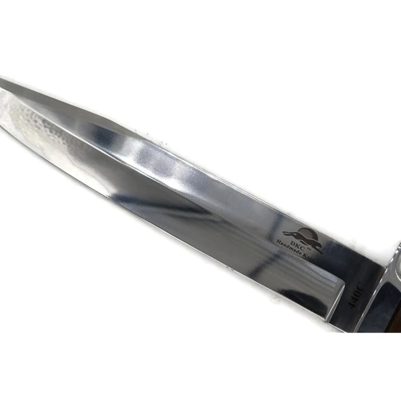 Custom Handmade Bowie Knife 440c Hunting Bowie Knife Survival Outdoor Bowie Camp (3).jpg