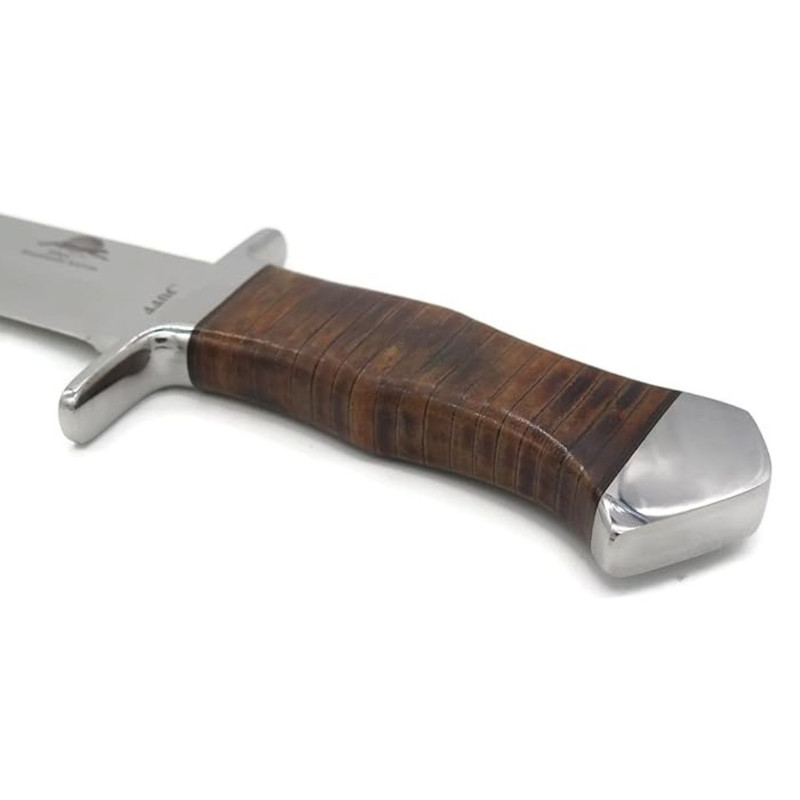 Custom Handmade Bowie Knife 440c Hunting Bowie Knife Survival Outdoor Bowie Camp (1).jpg