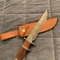 Damascus Steel Custom Handmade Camping Knife Survival Bowie Outdoor Survival.jpg
