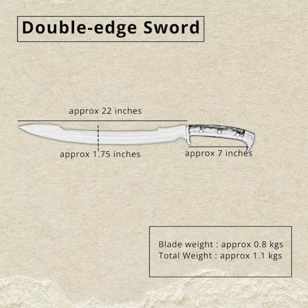 Handmade Sword Carbon Steel Viking Sword Kalis Hunting Full Tang Sword Survival 3jpg