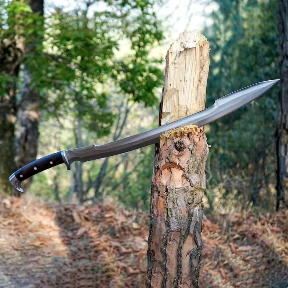 Handmade Sword Carbon Steel Viking Sword Kalis Hunting Full Tang Sword Survival 4jpg