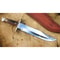 Survival Bowie Knife Custom Handmade D2 tool Steel Bowie Camping Knife Full Tang (1).jpg