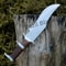 Custom Handmade Bowie Knife Survival Hunting Knife Camping Outdoor Bowie Knife.jpg
