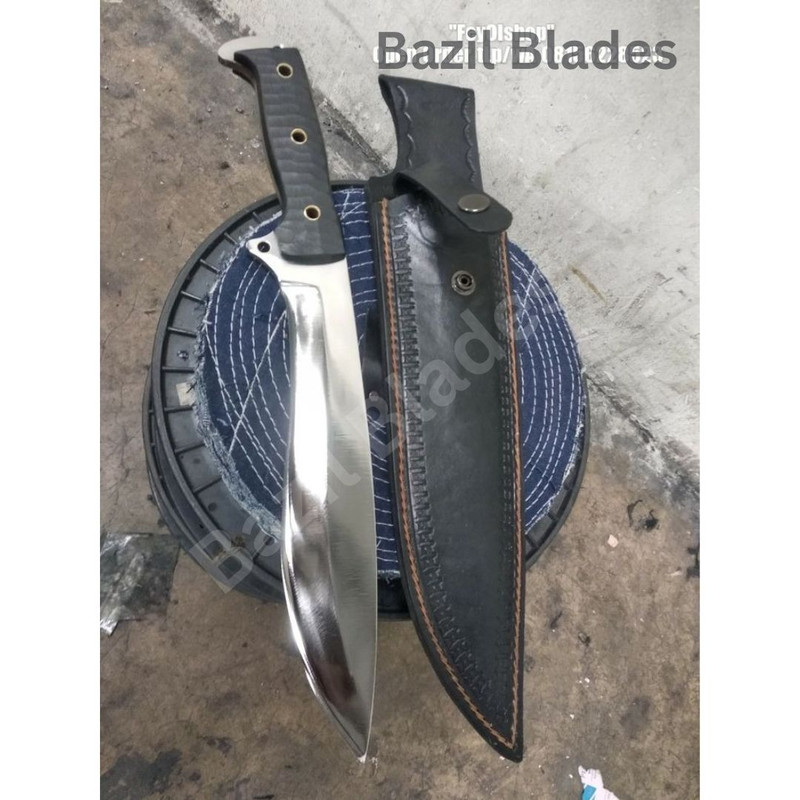 Custom Handmade Knife Full Tang D2 Tool Steel Hunting Knife Survival Outdoor (2).jpg