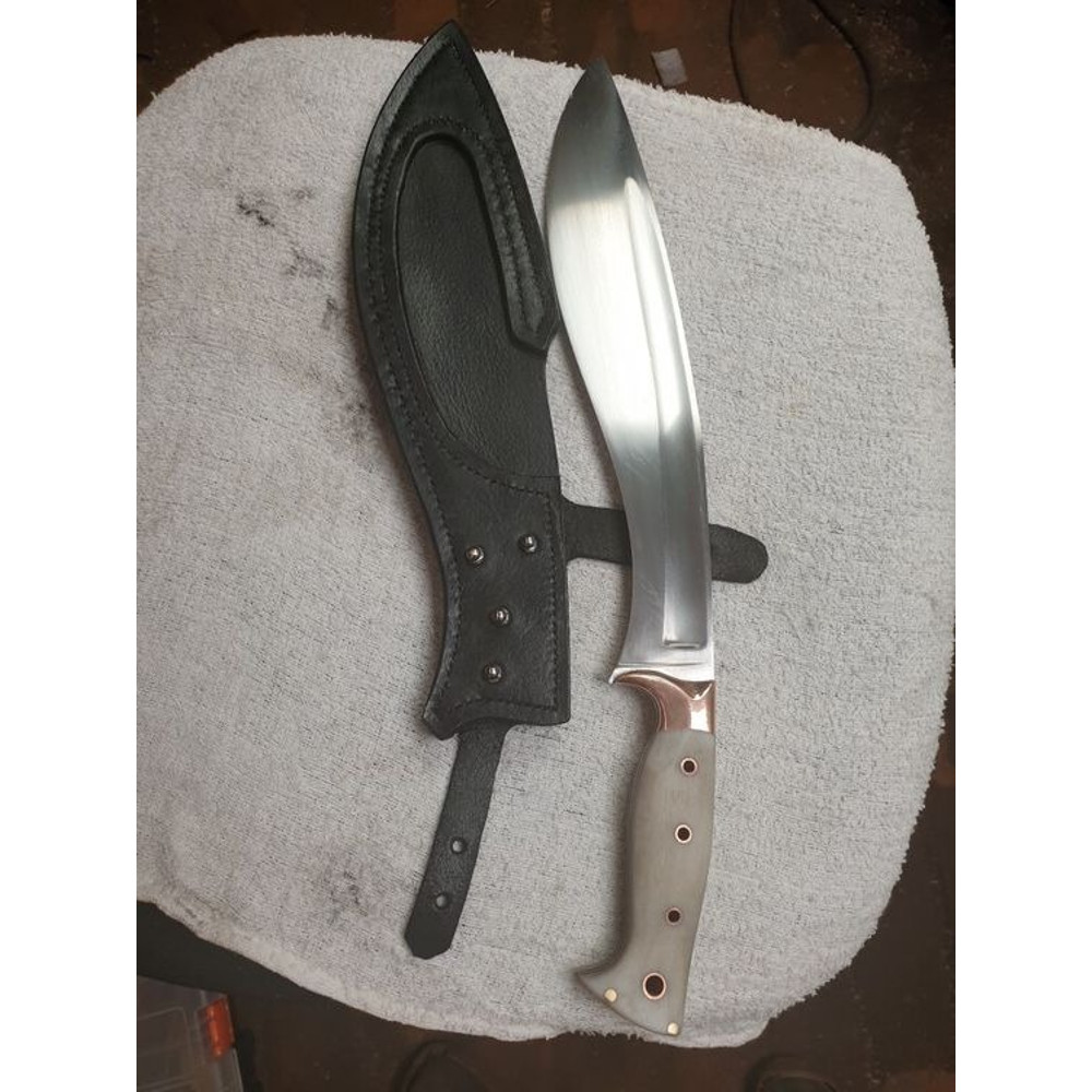 Custom Handmade Kukri Knife Full Tang Hunting Kukri Knife Survival Camping Knife.jpg