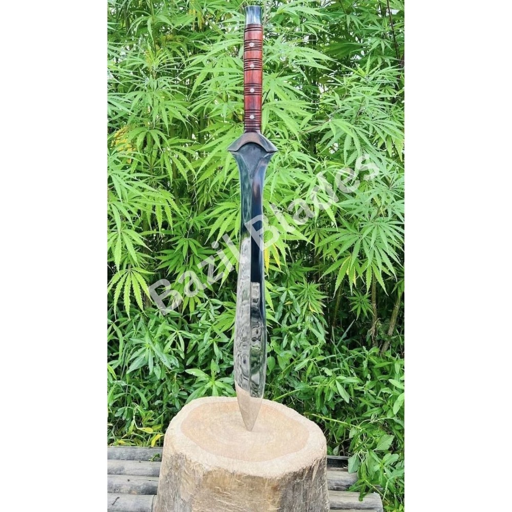 Handmade Sword D2 Steel Viking Sword Full Tang Outdoor Double Edge Hunting (1).jpg