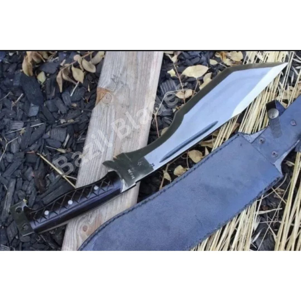 Hunting Machete Knife Custom Handmade Full Tang Machete Survival Outdoor Knife (2).jpg