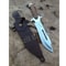 Custom Handmade Bowie Knife Full Tang Knife D2 Tool Steel Survival Knife Outdoor.jpg