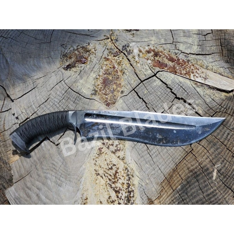 440c Carbon Steel Bowie Knife Hunting Bowie Camping Oil Quenched Outdoor Knife.jpg