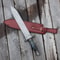 Custom Handmade Damascus Steel Dagger Knife Double Edge Survival Bowie Hunting 0