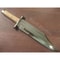 Alamo Musso Bowie Knife Custom Made Knife Survival D2 Steel Bowie Camping Knives 0