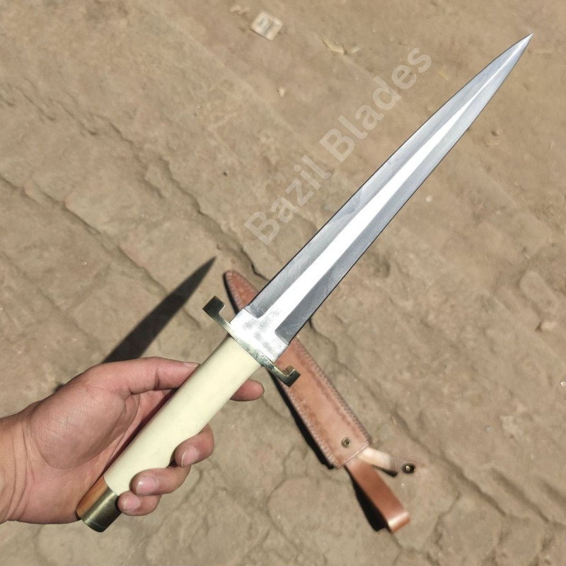 Custom Knife Toothpick Dagger Knife D2 Steel Hunting Dagger Knife Survival 0
