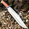 Custom Knife Full Tang Bowie Knife Survival Outdoor Camping Knife D2 Steel Knife 0