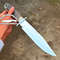 Stag Antler Custom Knife D2 Steel Hunting Bowie Survival Outdoor Handmade Knife 0