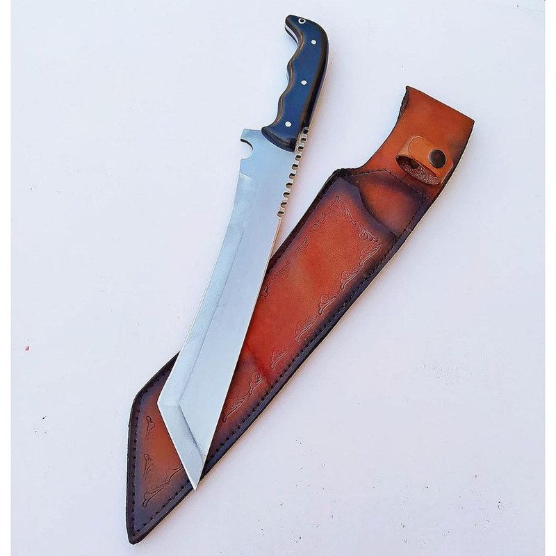 Handcraft Werzalit Handle Machete Knife Full Tang Custom Knife Survival Outdoor 0
