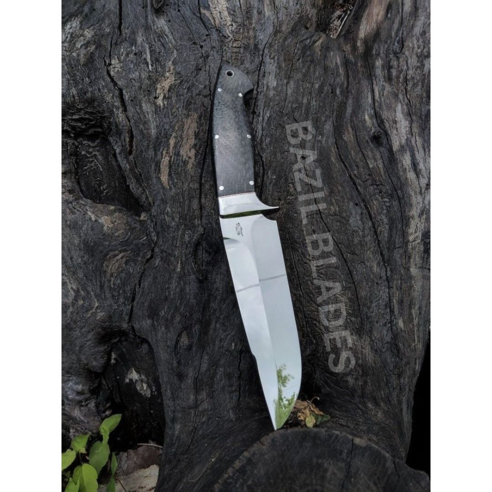 Custom Hunting Knife Full Tang Handle Bowie Knife Special For Camping Knife D2 0