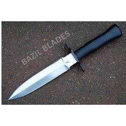 custom dagger knife d2 steel double edged knife micarta handle survival knife