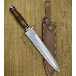 d2 steel custom knife handmade bowie knife survival outdoor bowie knife camping