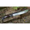 Full Tang Custom Bowie Knife 1095 C Steel Hunting Knife With Wrist Thong Hole 0