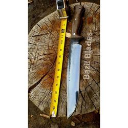 carbon steel fixed blade custom knife full tang micarta handle handmade knife