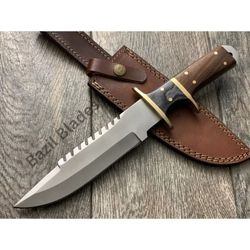 full tang outdoor knife custom knife survival bowie knife camping bowie knife