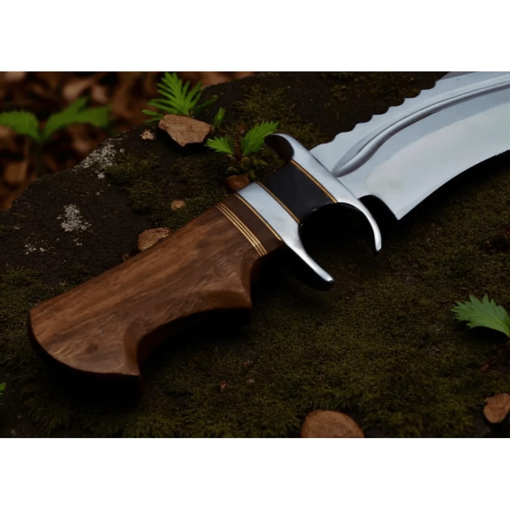 Buy Copper Damascus Hunting Bowie Knife