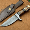Buy now premium Damascus hunting knife