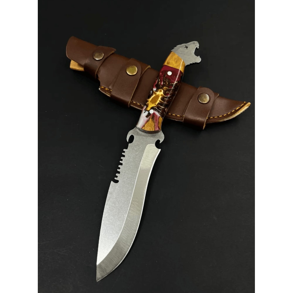 Buy now personalized stainless steel hunting knife