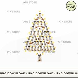 saint bernard christmas 99 high-quality png instant download, bangz store