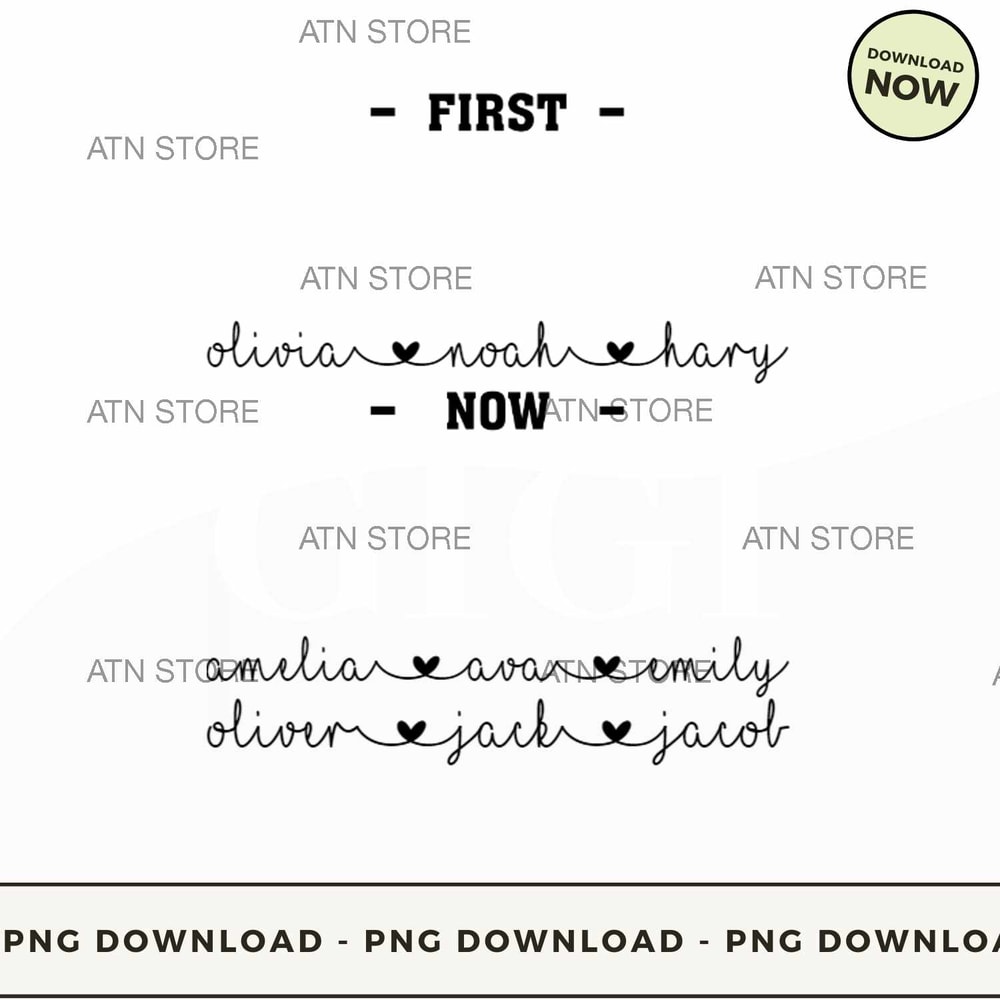 First Mom - Now Gigi Personalized names.jpg