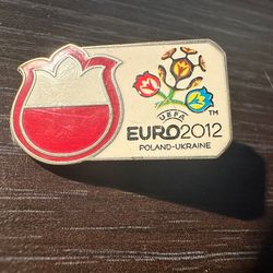 EURO 2012 UEFA Poland-Ukraine badge
