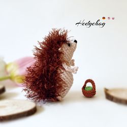 Hedgehog. Crochet Pdf pattern * Easter pattern