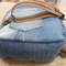 Handmade Denim Backpack School Bag For Girls Travel Bag Casual Backpack For Study And Leisure Women 2