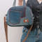 Cute Denim Crossbody Bag Recycled Jeans Shoulder Bag Ecofriendly Fabric Bag 3