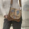 Denim Handbag Features A Marinestyle Tapestry Flap Cotton Lining And 4 Pockets Inside The Strap On