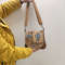 Denim Handbag Features A Marinestyle Tapestry Flap Cotton Lining And 4 Pockets Inside The Strap On