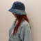 Denim Bucket Hat With 100 Percent Cotton Inside Unisex Can Be Worn On Both Sides 2