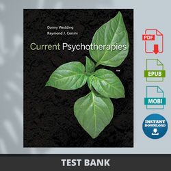 Latest 2024 Current Psychotherapies 11th Edition By Danny Wedding Test Bank