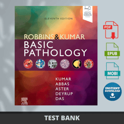 Latest 2024 Robbins & Kumar Basic Pathology. (Robbins Pathology)Robbins & Kumar Basic Pathology. (Robbins Pathology)