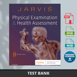 Latest 2024 Physical Examination and Health Assessment 8th Edition By Carolyn Jarvis Test Bank
