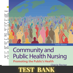 test bank for community and public health nursing 10th edition by rector test bank